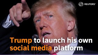 Trump to launch his own social media platform called TRUTH Social [upl. by September]