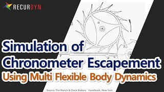 Simulation of chronometer escapement using Multi Flexible Body Dynamics [upl. by Pavior583]