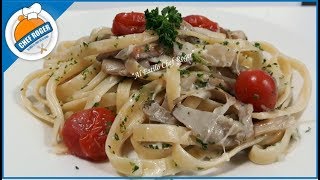 Recetas de cuaresma PASTA CON CHAMPIÑONES O SETAS gratinada  Chef Roger [upl. by Thier]