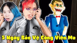 Kairon amp Simmy 5 Ngày Làm Bảo Vệ Tại CÔNG VIÊN MA MR FUNNY Trong Roblox 😱 [upl. by Peck]