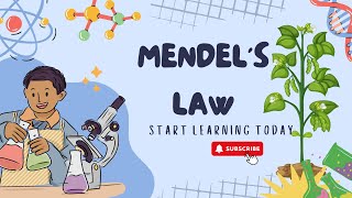 Mendels law For Beginners  Learn Mendels law in easy way [upl. by Cutter476]