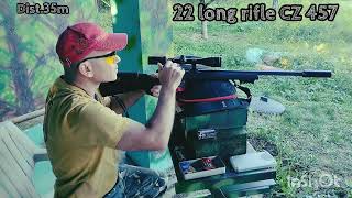 test de SELLIER BELLOT munition 22lr CZ 457 [upl. by Asinla]