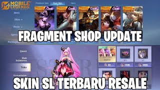 FRAGMENT SHOP UPDATE DEC 2024  SKIN STARLIGHT 2024 RESALE UPDATE TERBARU MOBILE LEGENDS [upl. by Enail]