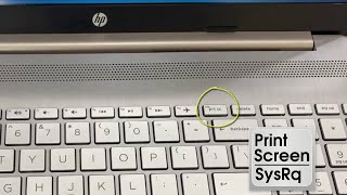 How to take a screenshot on HP laptop Windows 10 [upl. by Thurman299]