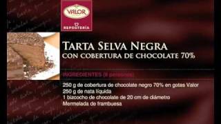 Receta Tarta Selva Negra con Cobertura Negra 70 [upl. by Cresida]