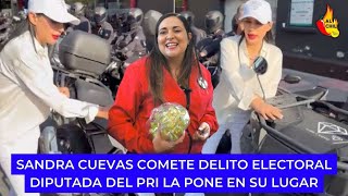 Sandra Cuevas comete un delito grave diputada del PRI la exhibe [upl. by Outhe160]