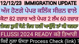 12 December 2023 ITALY IMMIGRATION BREAKING UPDATE IN PUNJABI BY SIBIA TODAY CLICK DAY WORK PERMIT [upl. by Eelyak]