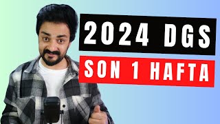 2024 DGS SON 1 HAFTA NELER YAPILABİLİR [upl. by Lidda]