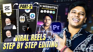 Viral Reels Editing Part 2 Step by Step Editing Tutorial  Premiere Pro Editing tutorial [upl. by Rezzani]