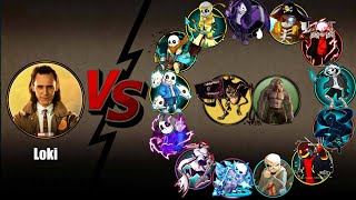 LOKI Vs All Legendary Sans amp King Shark  Megahorn  LEGENDARY VIDEO [upl. by Kalina426]