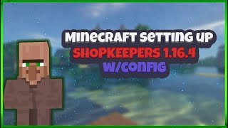 MINECRAFT INSTALLING SHOPKEEPERS PLUGIN [upl. by Nothsa]