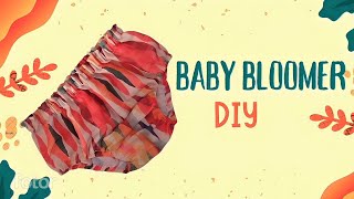 Baby Bloomers cutting amp stitching  Part2  12yr old baby diy [upl. by Hays]