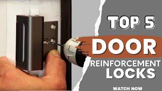 5 Best Door Reinforcement Locks Review in 2023  Home Security Door Lock [upl. by Lundt]