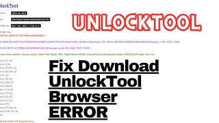 Unlocktool New Update  Vivo Mtk New Security amp Download problem Solved [upl. by Artim]