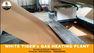 3 ply 5 ply AUTOMATIC CORRUGATION BOARD LINE GAS HEATING [upl. by Meador604]