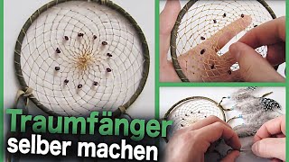 Traumfänger Selber machen Do it Yourself Dreamcatcher DIY  TvMixMax [upl. by Eruot]