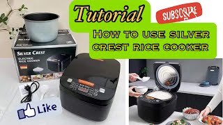 Multipurpose rice cookerSilver crest rice cooker [upl. by Reifinnej]