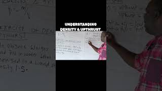 PHYSICS  UNDERSTANDING DENSITY amp UPTHRUST [upl. by Lewak]