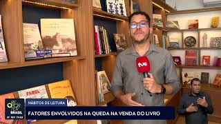 Hábitos de leitura venda de livros apresenta queda no país [upl. by Colbye]