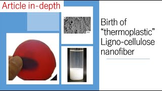 ARTICLE 2009 Birth of “thermoplastic” lignocellulose nanofiber [upl. by Omoj869]