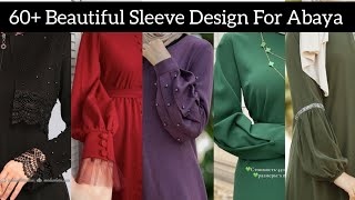 60 Modern Abaya Sleeves Design 2024  Borka Sleeve Design  Stylish Abaya with Botton Lace amp Frill [upl. by Trixi]