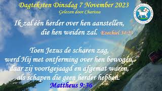 Dagteksten amp Gebed Dinsdag 7 November 2023 [upl. by Clifton604]