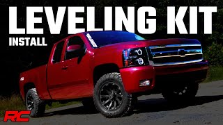 Installing 20072018 GM 1500 2inch Leveling Kit by Rough Country [upl. by Gelya]