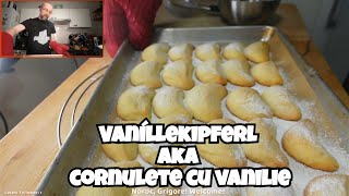 Vaníllekipferl aka cornulete cu vanilie Ardei Kapia umpluti si Hummus [upl. by Salbu]