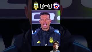 Argentina vs chile  World Cup Qualifier 2024 shorts football tending vairalvideo messi [upl. by Ludwog]