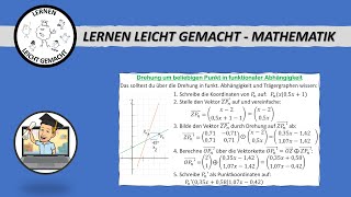 Drehung um beliebigen Punkt in funktionaler Abhängigkeit [upl. by Nepean]