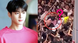 Fact Check Did ASTRO’s Cha Eunwoo Experience A Dangerous Crowd Crush In Brazil [upl. by Nahrut]