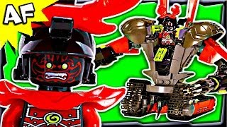 STONE WARRIOR MECH Custom Lego Ninjago Rebooted 70503 70500 70723 Animated Building Review [upl. by Yrot]