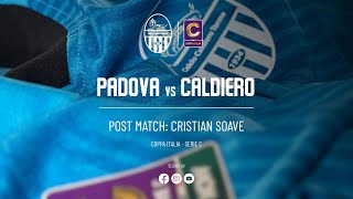 Cristian Soave Caldiero “Una serata storica godiamoci questa vittoria” [upl. by Ameen]