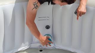 Part 5 CleverSpa® Maevea Inflatable Hot Tub  How to Fit the Filter [upl. by Molohs]