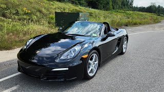 2013 Porsche Boxster Manual POV ReviewTest Drive [upl. by Carlee]