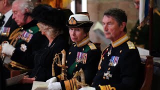 Princess Anne’s emotional and historic moment beside the Queen’s coffin [upl. by Wavell580]