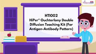 HiPer® Ouchterlony Double Diffusion Teaching Kit For AntigenAntibody Pattern  HTI002 [upl. by Rustice953]