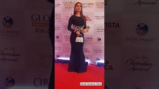 Model Actress Alankrita Sahai At Global Business Award Function alankritasahai [upl. by Immac831]