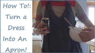 TUTORIAL Dress Into An Apron  Sewing Nerd [upl. by Regor823]