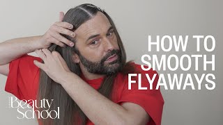 How To Smooth Flyaways  No 49 [upl. by Monteria303]