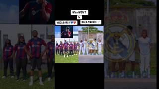 Barcelona or Réal de Madrid danse championsleague barcelona halamadrid viscabarsa duel parati [upl. by Hi956]