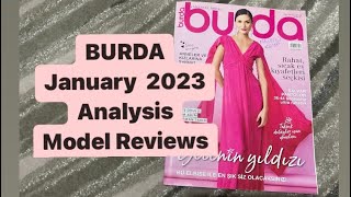 BURDA DERGİSİ OCAK 2023 İNCELEMESİ  BURDA DERGİSİ MODELLERİ  GİYSİ KALIPLARI  BURDA DERGİSi [upl. by Anaeirb]