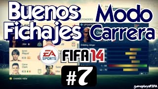 FIFA 14 Buenos Fichajes para Modo Carrera 7  Delanteros [upl. by Araiet190]