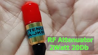 RF Attenuator 2 Watts 20 Db Explained for Everyone by Technology Master [upl. by Irmgard]