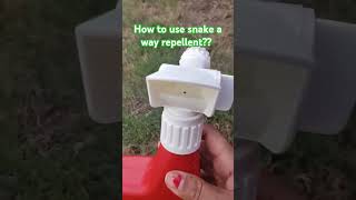 How to use snake a way repellent viralvideo snakerepellent SnakesAreUsTV SnakeDiscovery [upl. by Matt]