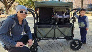 Jeep Wrangler Stroller Wagon  Is It Worth It [upl. by Mcdade746]