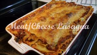 Meat and Cheese Lasagna Recipe [upl. by Savannah270]