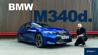 2024 BMW M340d xDrive Touring  A Mountain of Torque 4K [upl. by Lleral58]