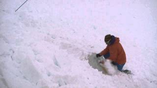 Avalanche search  deeper digging [upl. by Nirtak]