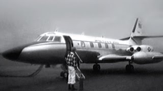 Lockheed C140B Jetstar  quotArrival amp Takeoffquot  1965 [upl. by Royd]